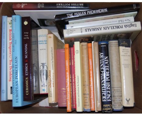 A box of assorted antiques reference books to include David Batty and Michael Turner - The Price Guide to 19th and 20th Centu