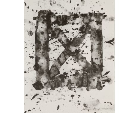 Abstrakter Expressionismus Sam Francis (1923 San Mateo - 1994 Santa Monica)o. T. 1947. Lithographie auf Velin. Ca. 29,9 x 23,