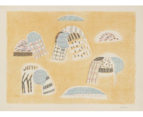 Antonio Zoran Music.  (1909 Gorizia, Italien - 2005 Venedig). Lumière de Dalmatie. 1955. Farblithographie auf Velin du Marais