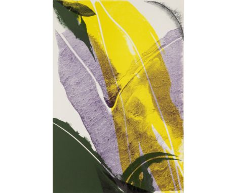 Abstrakter Expressionismus - - Paul Jenkins.  (1923 Kansas City - 2012 New York). 6 Farblithographien in: Seeing Voice Welsh 