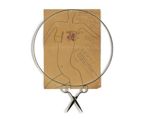 Fluxus Milan Knizák (1940 Pilsen)Zwei Arbeiten: Necklace (Halsschmuck). 1968. Multiple. Lötarbeit, Stahl, Draht (vernickelt).