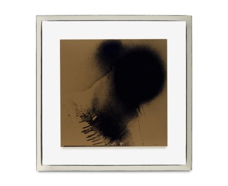 Otto Piene.  (1928 Laasphe/Westf. - 2014 Berlin). Kleine Jo. 1977. Farbserigraphie auf Bristolkarton. 30 x 30 cm. Freistehend