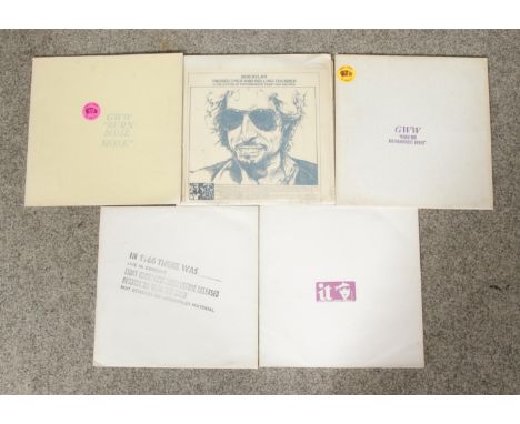 Bob Dylan; a collection of GWW (Great White Wonder) and Bootleg vinyl. To include 'While the Establishment Burns', 'Burn Some