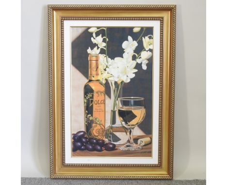 Scott Jacobs, 20th century, Dolce, signed limited edition print, numbered 11/45, 80 x 49cm, with a copy of receipt