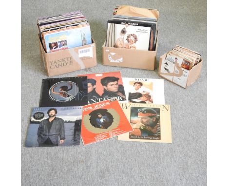 A collection of vintage vinyl records