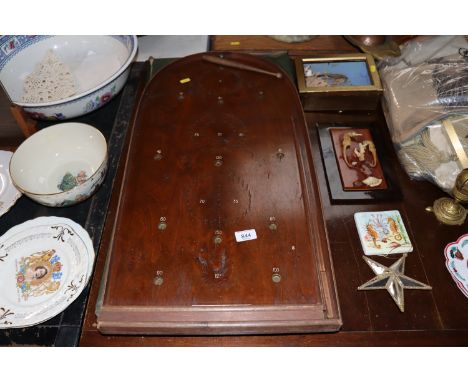 A Corinthian bagatelle board
