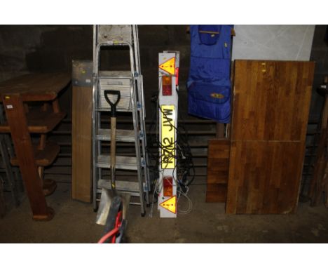Two trailer light boards