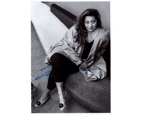 HADID ZAHA: (1950-2016) British-Iraqi Architect and Designer. Known as the Queen of the Curve, her works include the London A