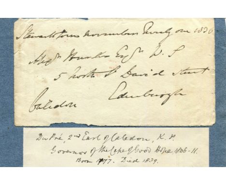 BRITISH HISTORY: Miscellaneous selection of A.Ls.S., a few signed pieces and free front envelope panels etc., by various 19th