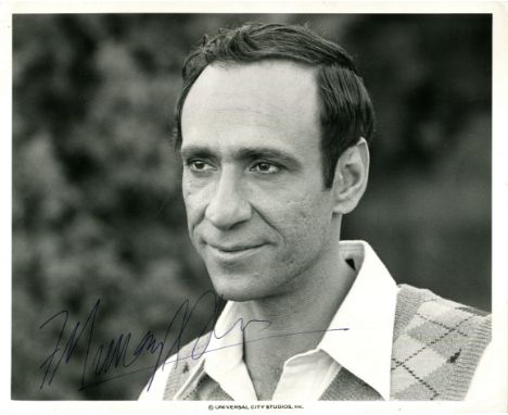 ABRAHAM F. MURRAY: (1939-     ) American actor, Academy Award winner. Signed 10 x 8 photograph of Abraham in a head and shoul