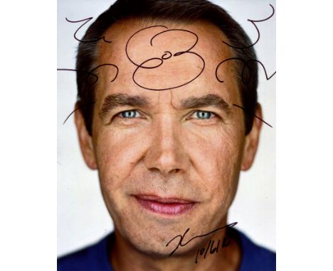 KOONS JEFFREY: (1955- ) American Artist. His works deal with popular culture, his sculptures depict simple objects, including