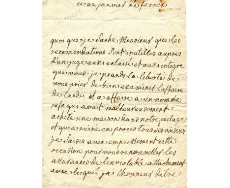 [VOLTAIRE]: (1694-1778) Francois-Marie Arouet. French Enlightenment writer, historian and philosopher. MIGNOT MARIE LOUISE (1