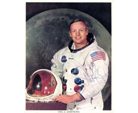 ARMSTRONG NEIL: (1930-2012) American astronaut, Commander of Apollo XI, the first man to walk on the moon (1969). A good sign