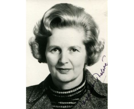 BRITISH PRIME MINISTERS: A good, small selection of signed photographs of various sizes (6 x 7.5 and smaller) by different Br