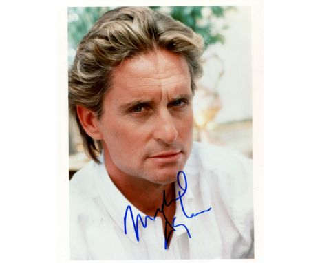 DOUGLAS MICHAEL: (1944-&nbsp;&nbsp;&nbsp;&nbsp; ) American actor, Academy Award winner. Signed colour 8 x 10 photograph of Do
