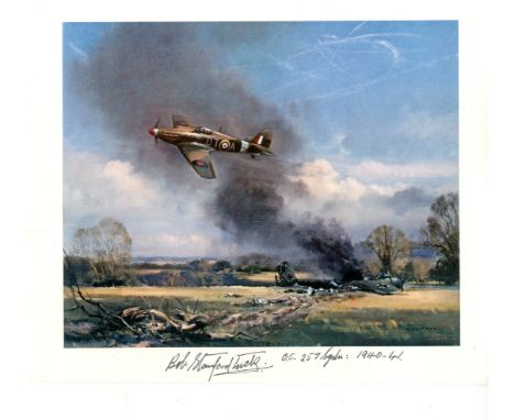 TUCK ROBERT STANFORD: (1916-1987) British Wing Commander, fighter pilot, flying ace and test pilot who participated in the Ba