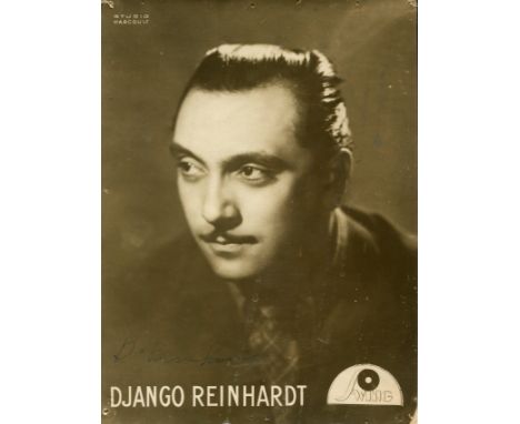 REINHARDT DJANGO: (1910-1953) Romani-French jazz guitarist and composer, one of the first major jazz talents to emerge in Eur