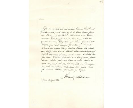 [PAX MUNDI]: [SCANDINAVIA] Selection of Autograph Statements Signed by a variety of famous individuals from Scandinavia, each