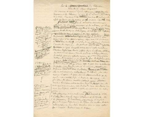 ‘In particular the products having been used for my first experiments  and which had been presented by Marie Curie in 1899,  