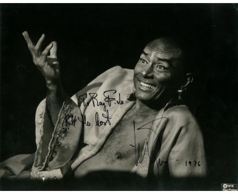 BRYNNER YUL: (1920-1985) Russian-born actor, Academy Award winner. An excellent signed and inscribed 14 x 11 photograph of Br
