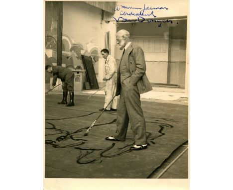 VAN DONGEN KEES: (1877-1968) Dutch-French painter. An excellent vintage signed and inscribed 7 x 9 photograph of the elegantl