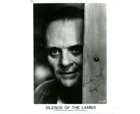HOPKINS ANTHONY: (1937-&nbsp;&nbsp;&nbsp;&nbsp; ) Welsh actor, Academy Award winner. A good signed 8 x 10 photograph of Hopki