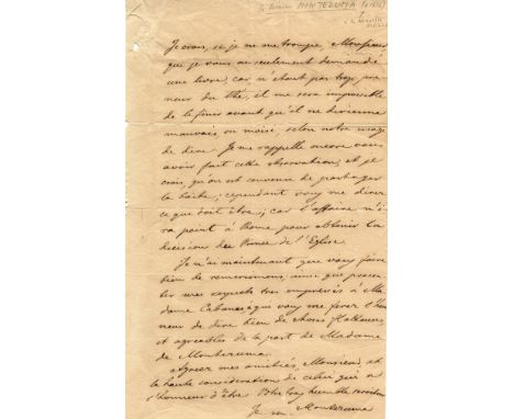 [AZTEC EMPIRE]: TERUEL DON MARSILIO DE (d.1836) Count of Montezuma, the last direct descendant of Moctezuma II (c.1466-1520) 