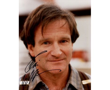 WILLIAMS ROBIN: (1951-2014) American actor and comedian, Academy Award winner. Signed colour 8 x 10 photograph of Williams in