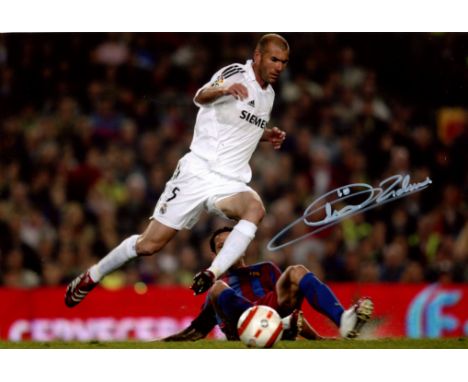 Karim Benzema White Real Madrid Autographed adidas Jersey with UCL Patch