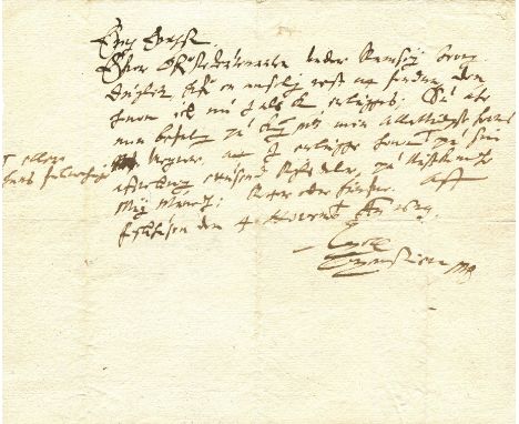 OXENSTIERNA AXEL: (1583-1654) Count of Sodermore. Swedish statesman who served as Lord High Chancellor of Sweden 1612-54. A c