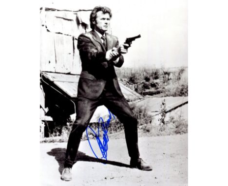 EASTWOOD CLINT: (1930-&nbsp;&nbsp;&nbsp;&nbsp; ) American actor and film director, Academy Award winner. Signed 8 x 10 photog