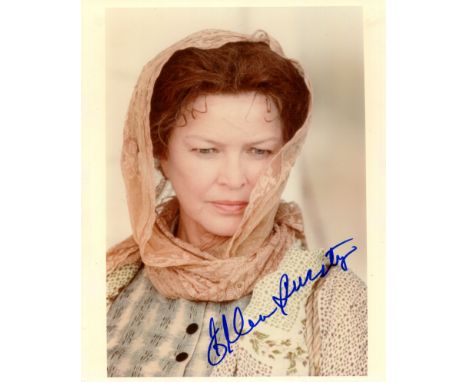 BURSTYN ELLEN: (1932-&nbsp;&nbsp;&nbsp;&nbsp; ) American actress, Academy Award winner. Signed colour 8 x 10 photograph of th
