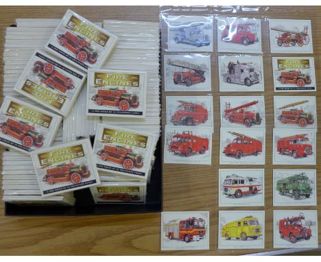 100 Sets of Fire Engine series 2 collectors cards 
