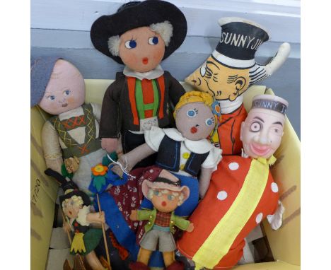 A Sunny Jim soft toy glove puppet and Scandinavian toys 