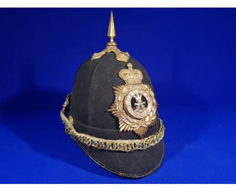 VICTORIAN LEINSTER REGIMENT HELMET   ESTIMATE: £200-£400