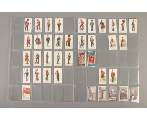 Gallaher cigarette cards, odds from Types of the British Army, Regimental colours &amp; Standards, South Africa Series, Briti