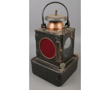 A Lamp Manufacturing &amp; Railway Supplies Ltd railway lamp. Welch Patent.  