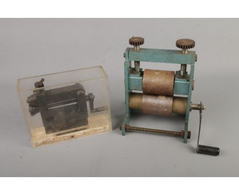 A jewellery rolling mill together with a swager/swaging machine tool  