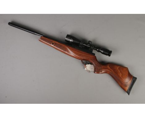 A BSA Lighting XL SE .22 with BSA Essencial Scope serial number XL SE2-744489-15 16J. CANNOT POST.  