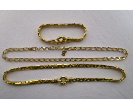 Givenchy necklace &amp; bracelet and Christian Dior necklace