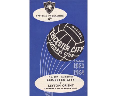 LEICESTER 63-4   Twenty one home League programmes, 63-4 plus 21 away League programmes, pirate issue v Arsenal (home) and ho
