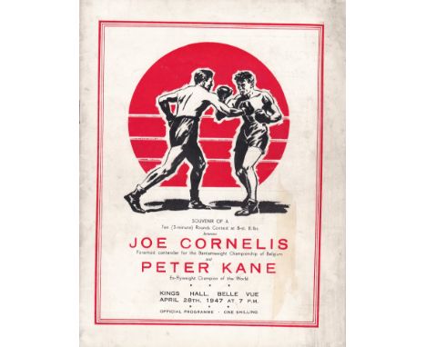 BOXING PROGRAMMES        Five programmes 1934-1947 including Scottish Amateur Trial Contests at Parkhead Arena 30/6/1934, Tou