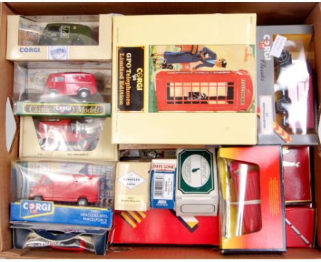 Quantity of boxed Royal Mail related diecast vehicles to include Corgi, Days Gone, Trackside, Copycat Models and others, all 