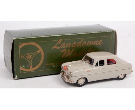 Lansdowne Models No.LDM7X 1953 Ford Zephyr 6 Monte Carlo Winner of 1953, light grey body with red interior, in the original g