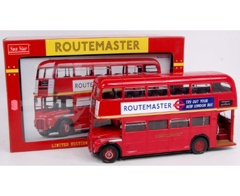 Sun Star, 1/24th scale diecast model of a London Transport Routemaster Double Decker Bus, in original box, only 1 section of 