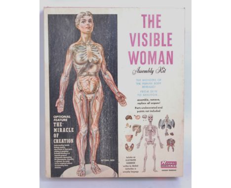 Renwal 1/5th scale plastic kit for "The Visible Woman", appears as issued, in the original box with leaflets, contents sold a