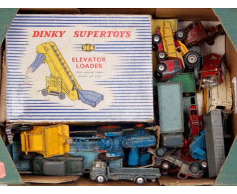 Dinky Toys Boxed, Part Boxed, play worn and other loose diecast group, mixed conditions, examples to include 964 Elevator Loa