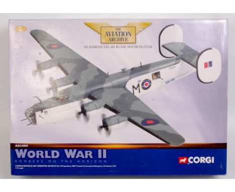 Corgi Aviation Archive 1/72nd scale AA34005 Consolidated B-24D Liberator MKIII, RAF Coastal Command, in the original box, app