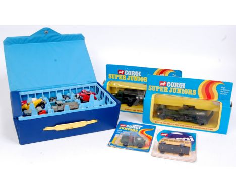 Corgi Juniors, Super Juniors and Small scale diecast group, to include No.E2012 Military Transporter and Armored Car (VG-BG),