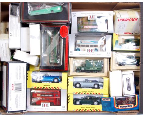 Approximately 100 assorted modern issue diecast vehicles, mixed scale and manufacturers to include Lledo, Days Gone, EFE, Mat